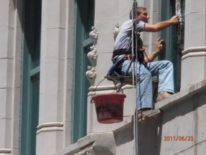window cleaning Kansas City high rise